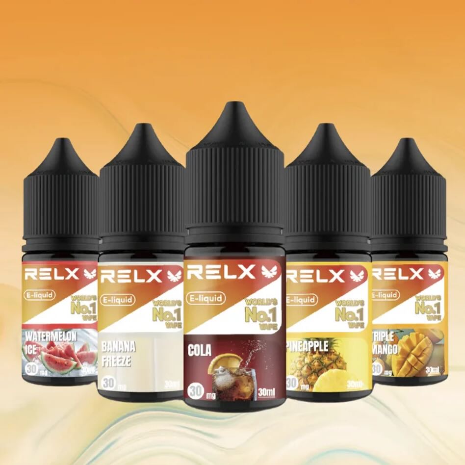 【白桃烏龍】Relx悅刻煙油|30ML瓶裝煙油|3%尼古丁鹽|多種口味